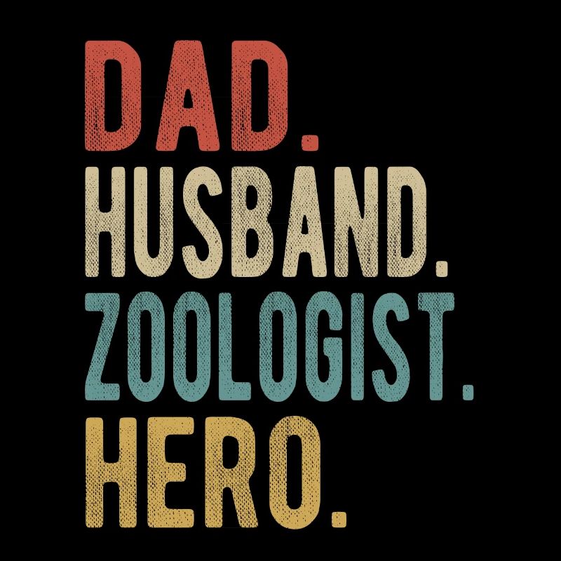 Zoologiste Papa mari héros