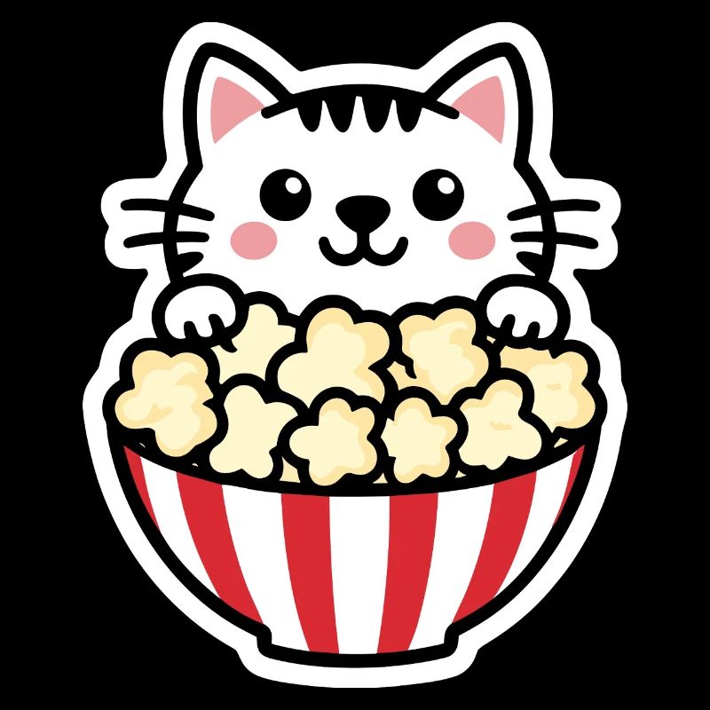 Chat au pop-corn - Bande dessinée