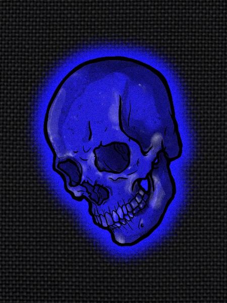 Blue Skull