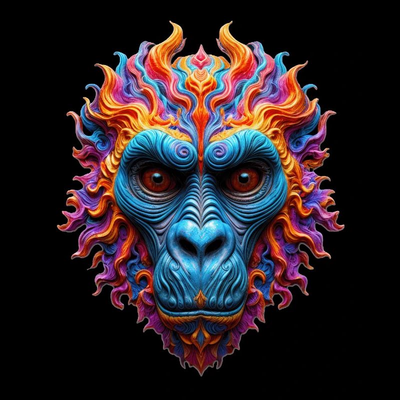 Vivid Flame Gorilla