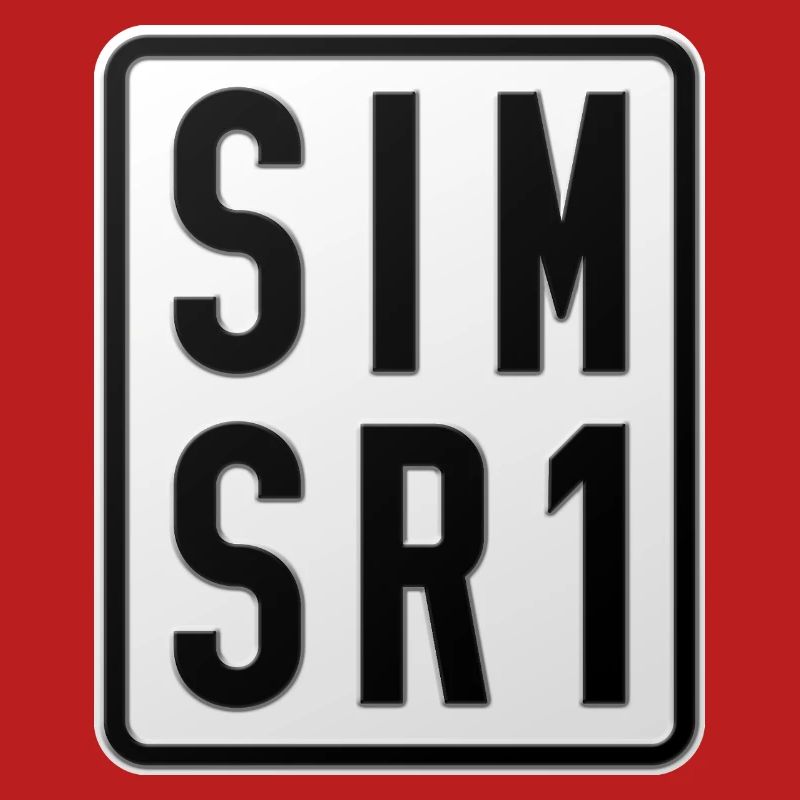 Simson SR1 Moped Kennzeichen