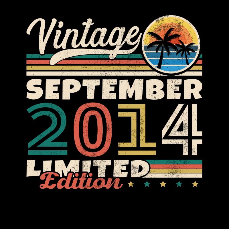 Vinatge September 2014 Birthday Gift
