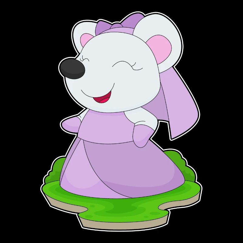 Souris Voile de mariée mariage