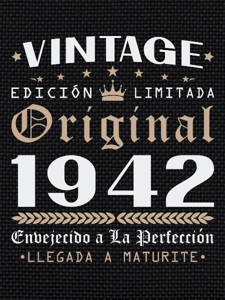 Cadeau d'anniversaire Vinatge 1942