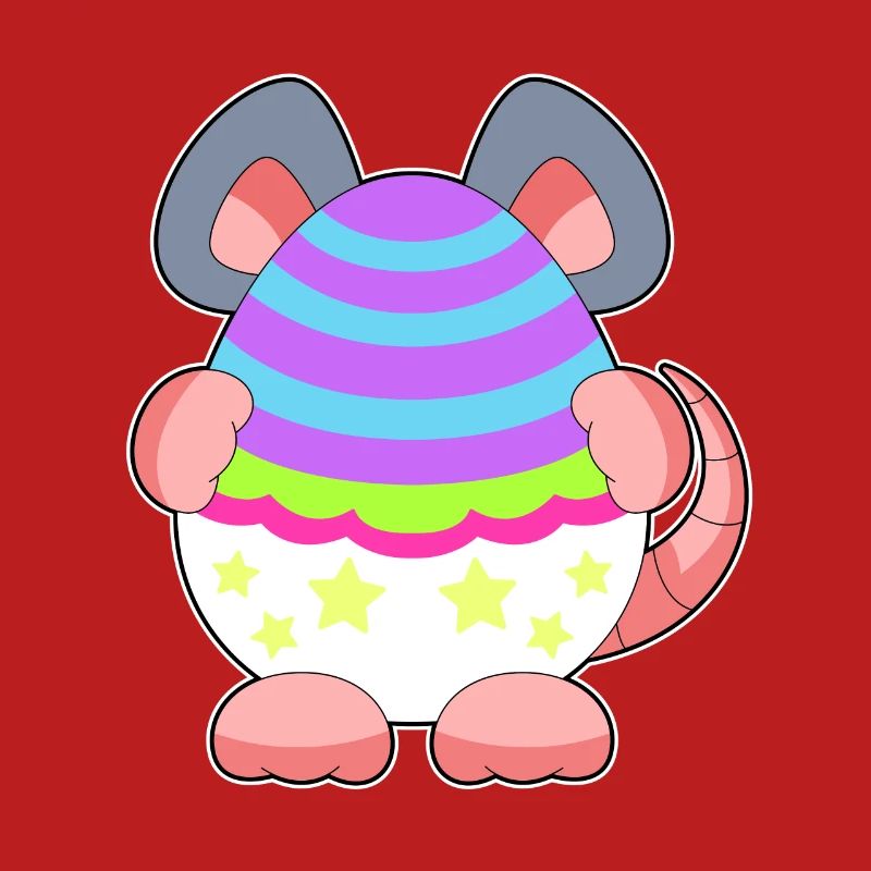Mouse Easter Easter Egg Hide