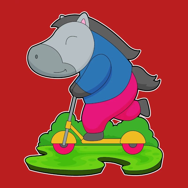 Pferd Roller