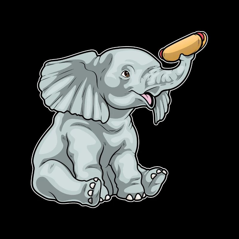 Elefant Hotdog