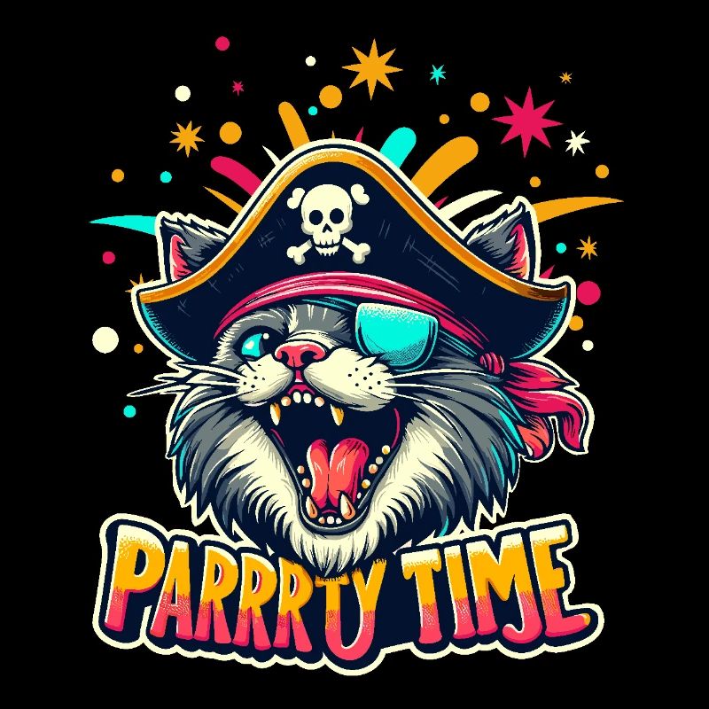 Carnival Cat Pirate Costume Party Time Cologne Alaaf