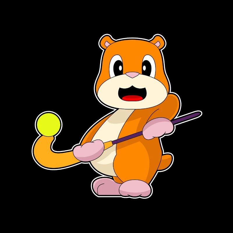 Hamster Feldhockey Hockeyschläger