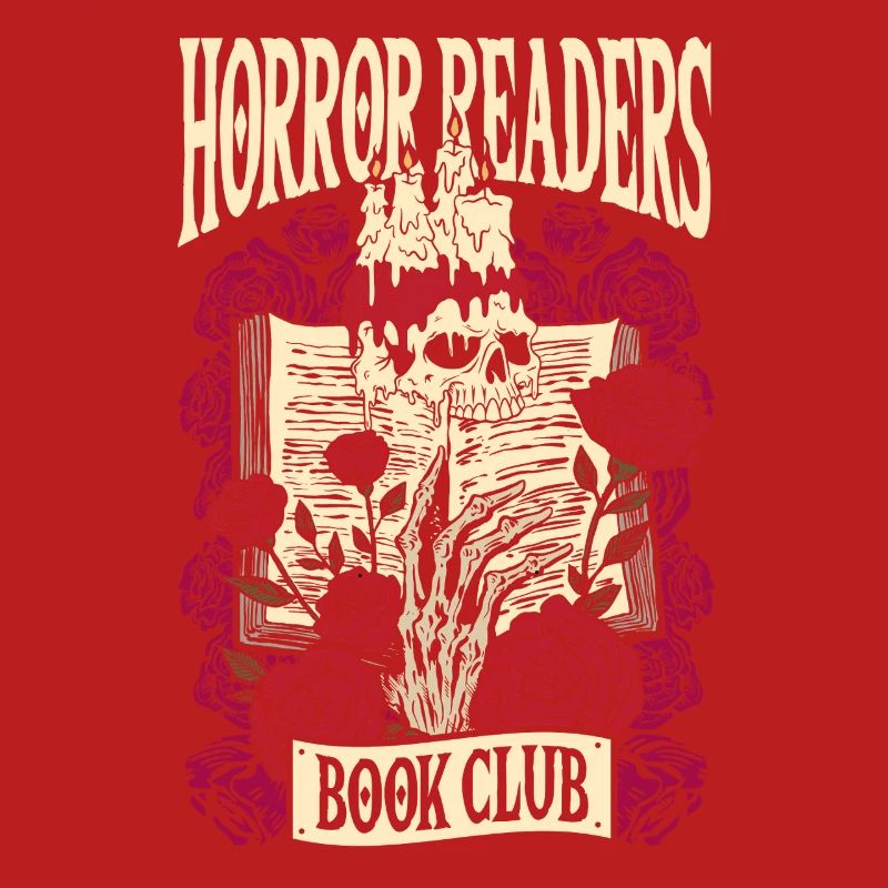 Bookworm Novel Reader Horror Reading Book Club