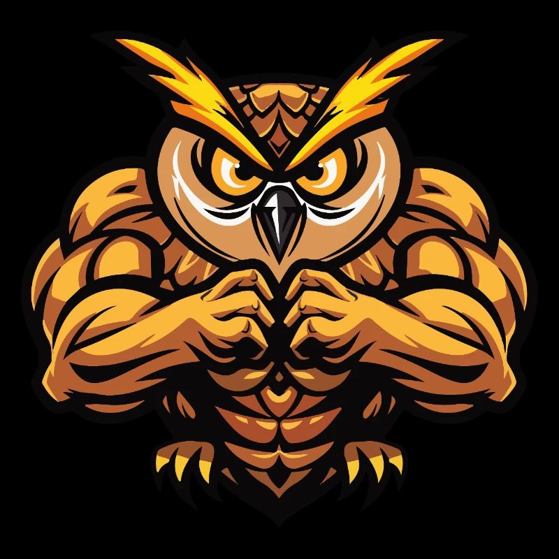 Eule Muskeln Bodybuilding