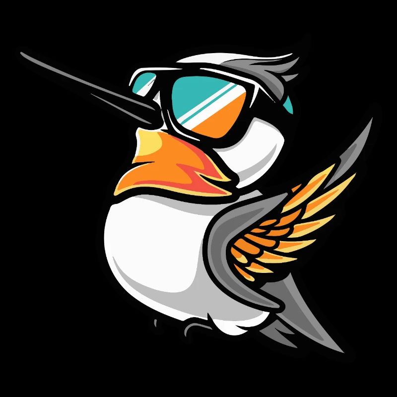 Kolibri Vogel Cool Tier