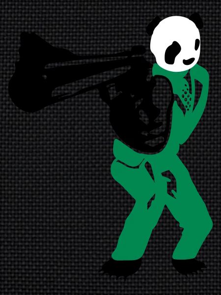 shooting panda
