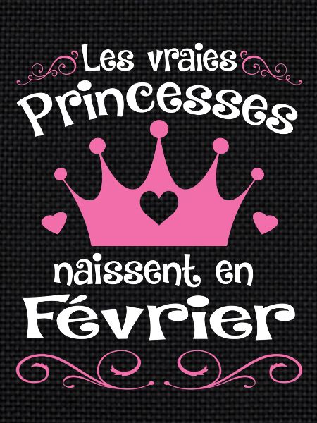 Février - Princess - Anniversaire - 1