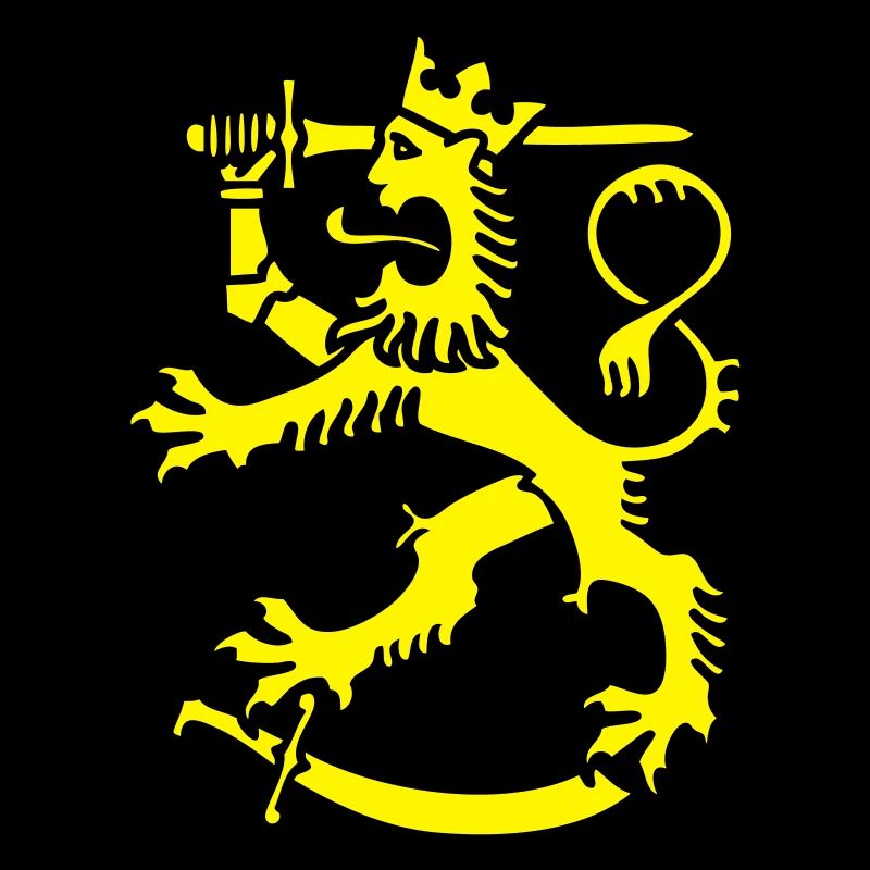symbole finlandais drapeau au lion de Finlande