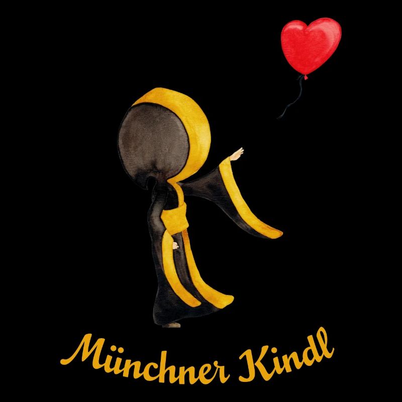 Münchner Kindl mit Herz-Luftballon