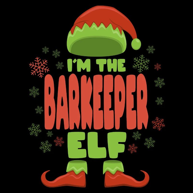 Bartender Christmas Elf