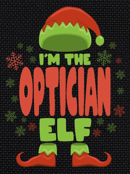 Optician Christmas Elf