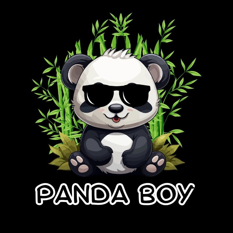 Panda Boy: Panda Design with Glasses