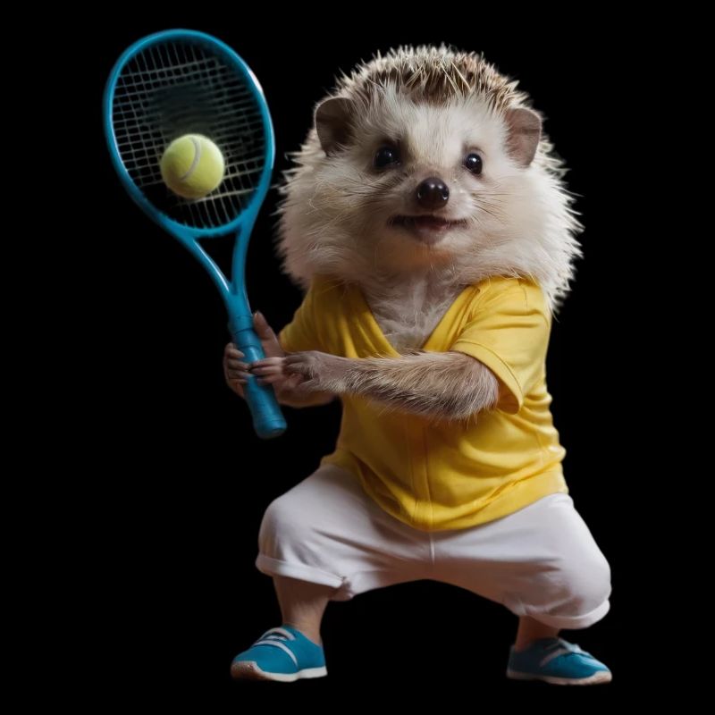 Sportlicher Igel