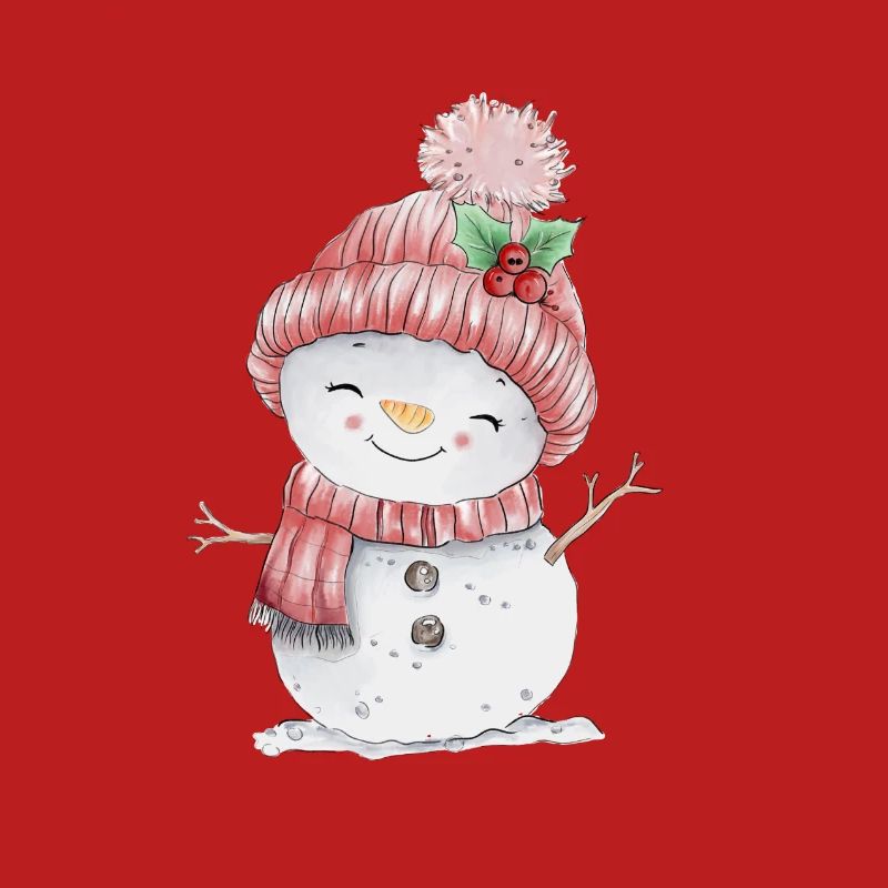 Fröhlicher Schneemann