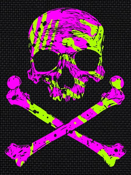 Skull with bone