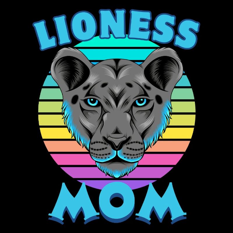 Löwenmutter Muttertag Mama