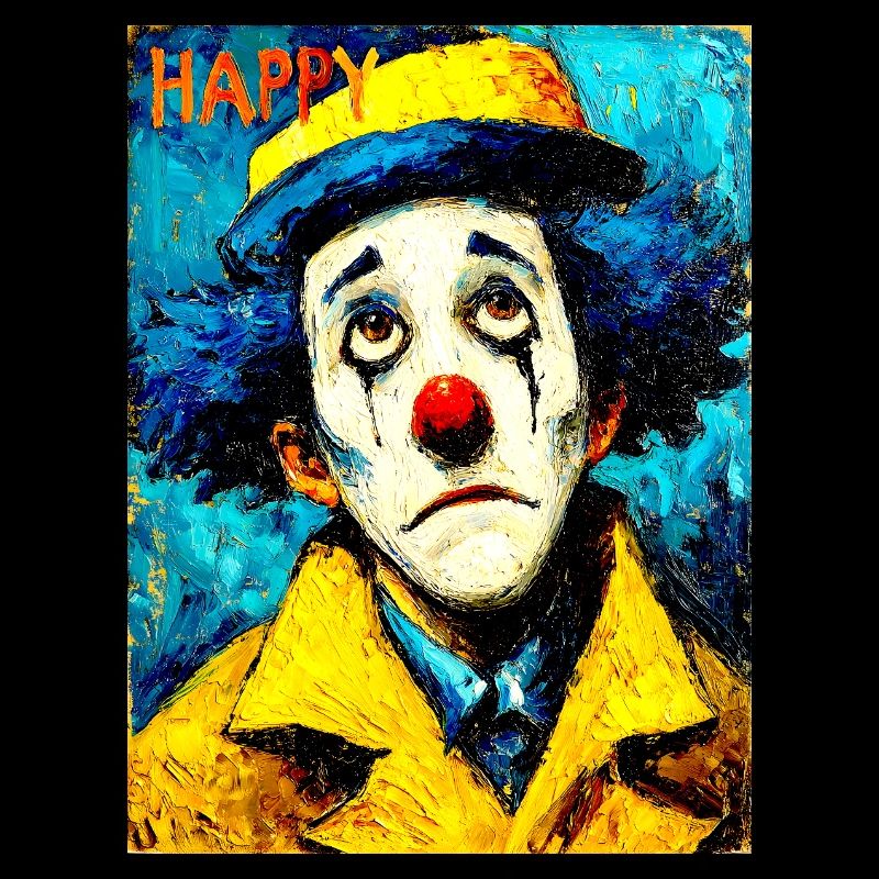 « Clown triste » de van Gogh