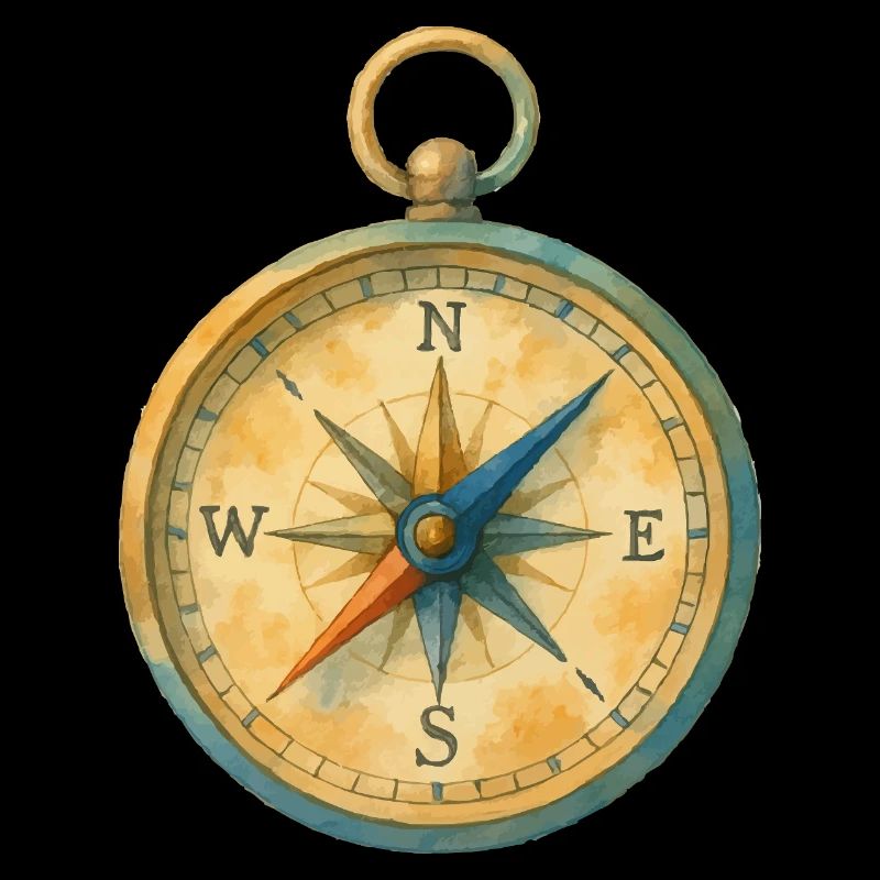 Compass Watercolor