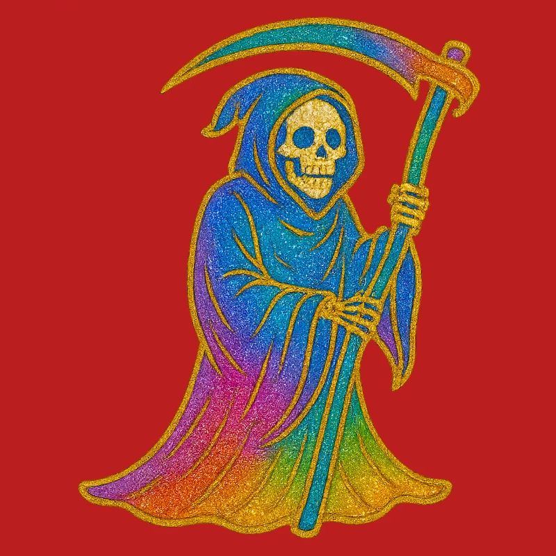 Regenbogen Sensenmann
