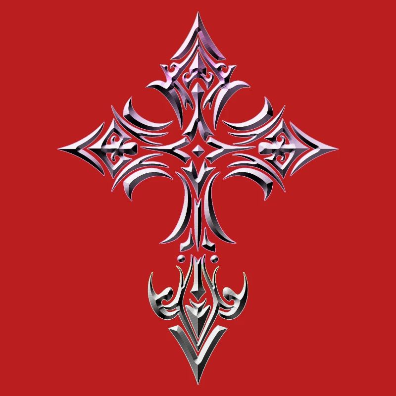Gradient Gothic Cross