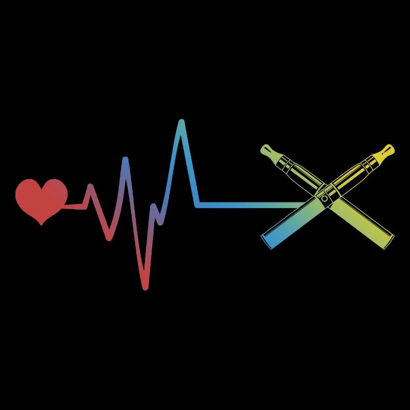E-cigarette pulse heartbeat