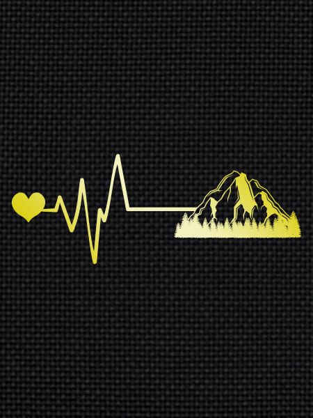 Mountains Pulse Heart
