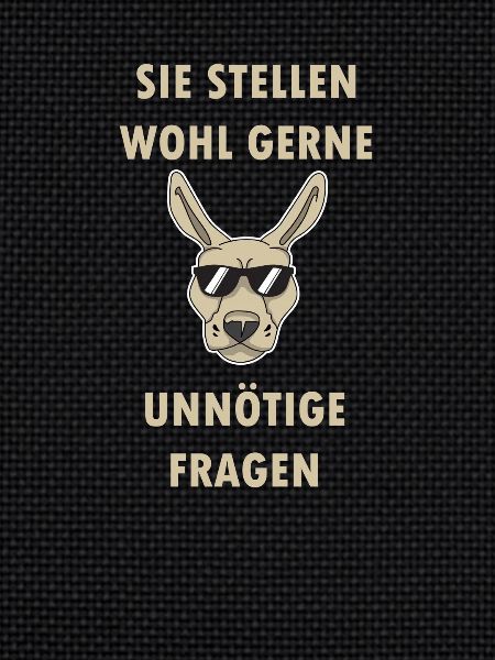 Känguruh sie stellen wohl gerne