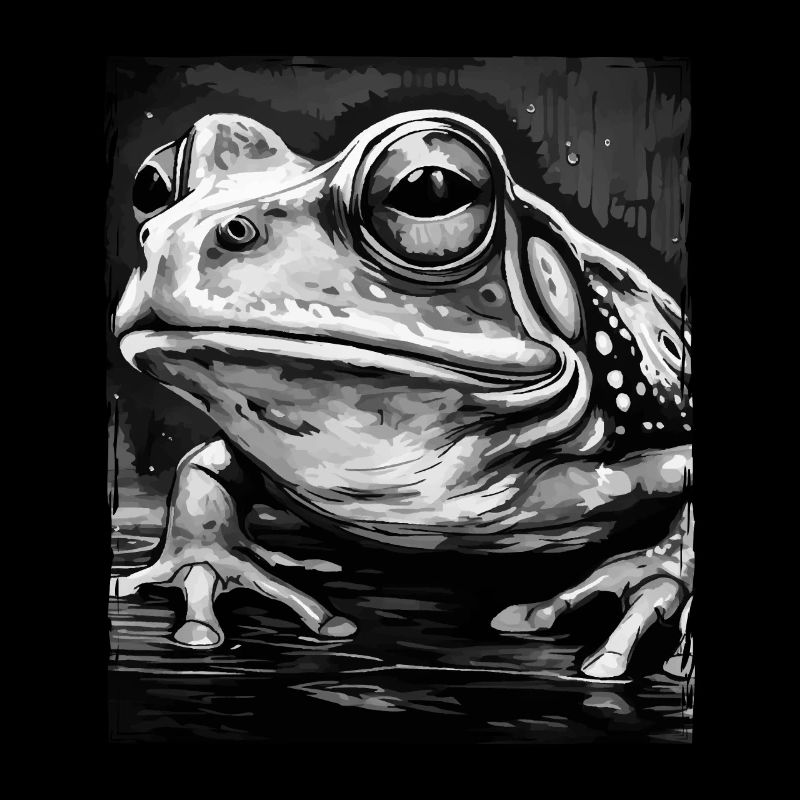 Portrait de grenouille