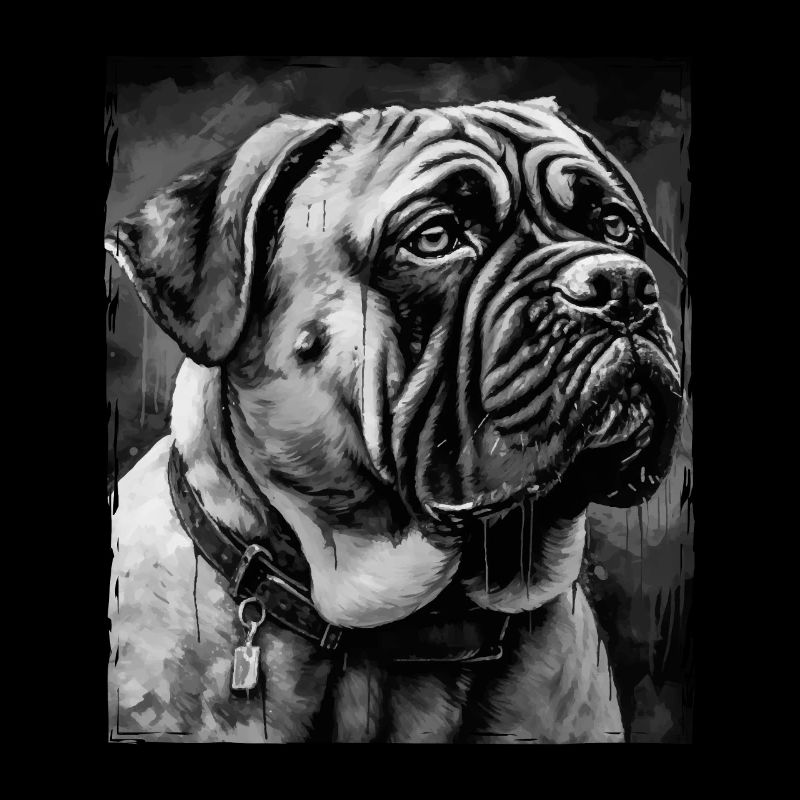 Mastiff Hund Porträt