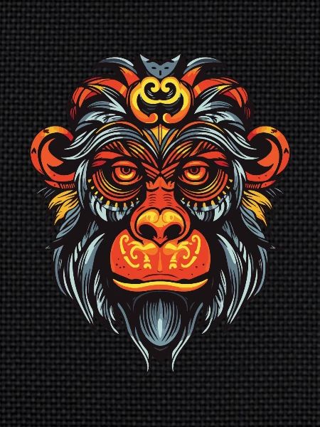 Monkey Portrait