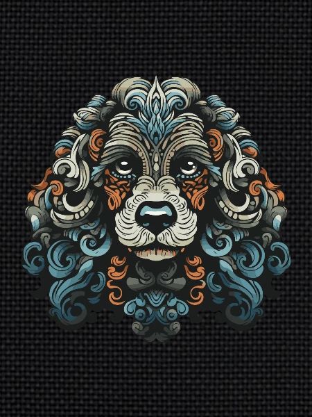 Poodle Dog Portrait