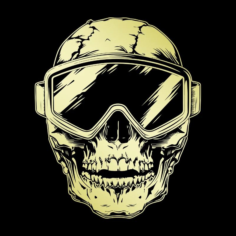 Ski Ski Goggles Skull