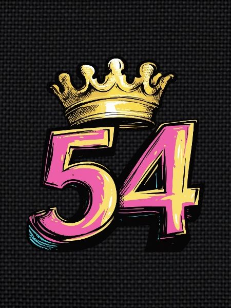 54 Numéro Jersey Couronne