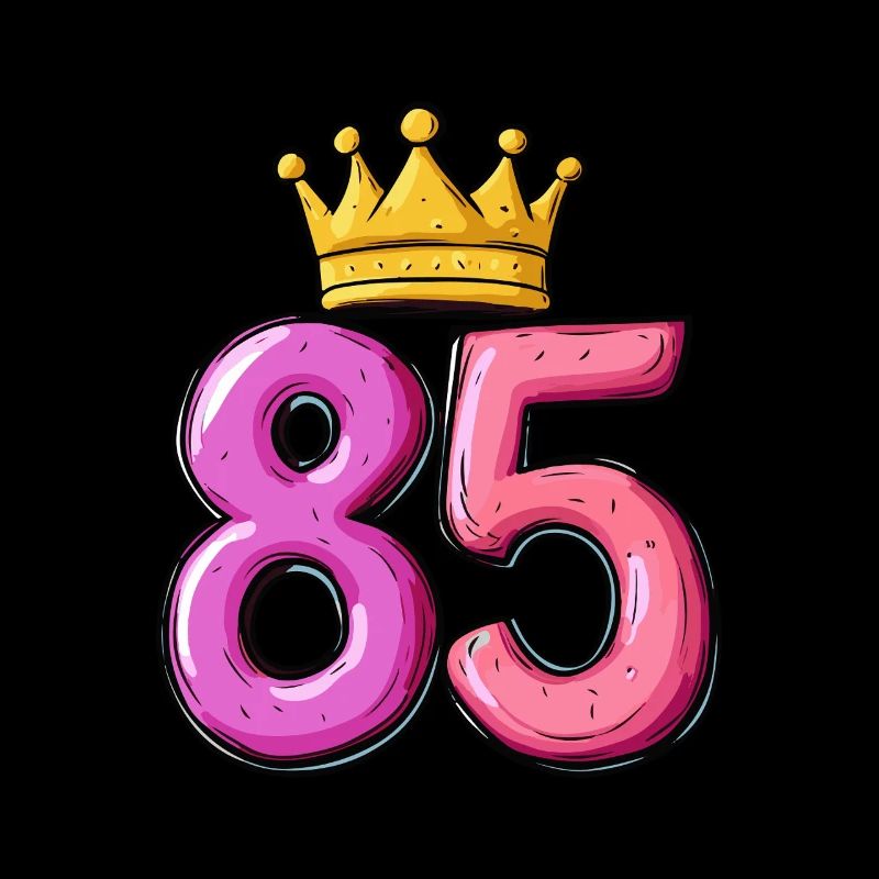 85 Numéro Jersey Couronne