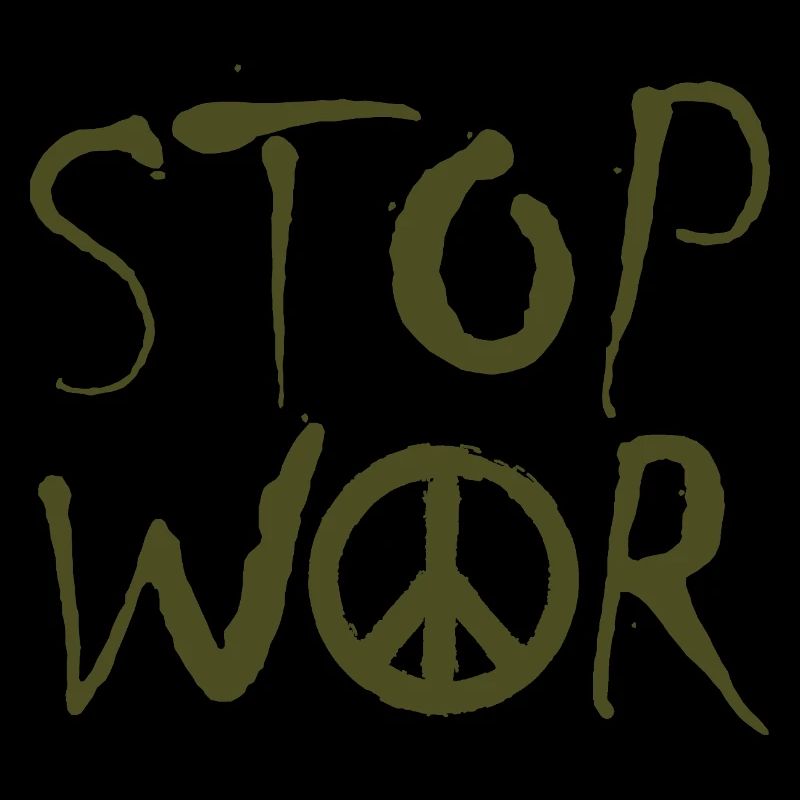 STOP WAR mit Peace Zeichen Peace Symbol – NO WAR