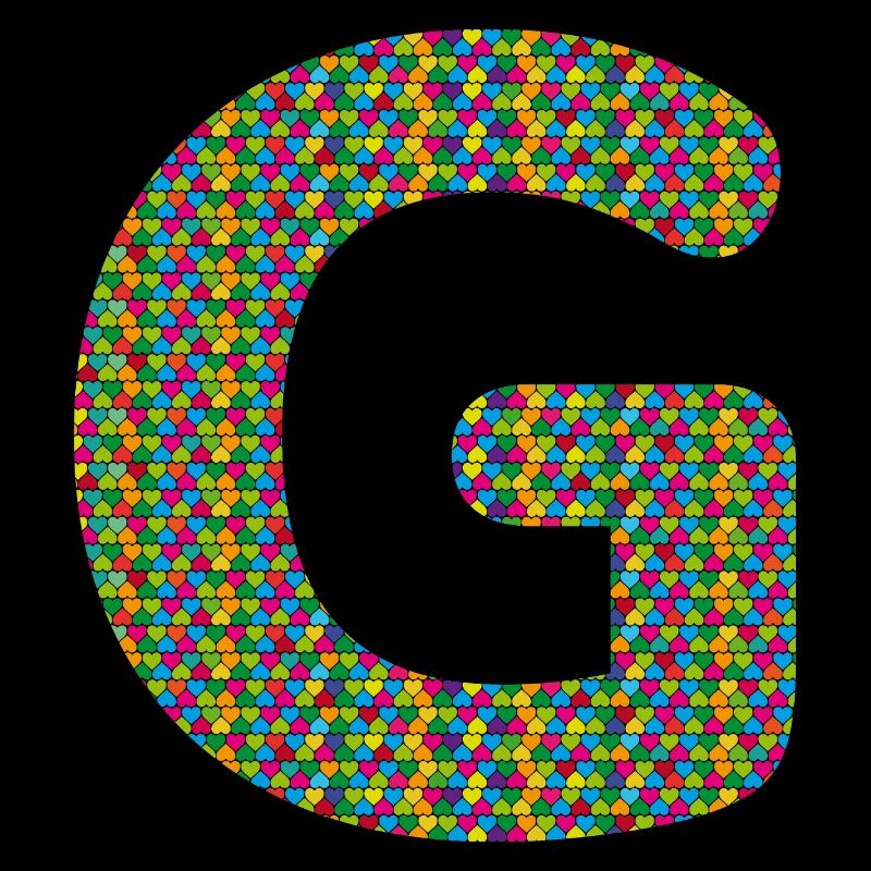 Buntes Herz G Design – Einzigartig & Stylisch!