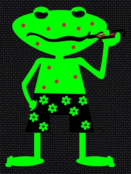 sick frog