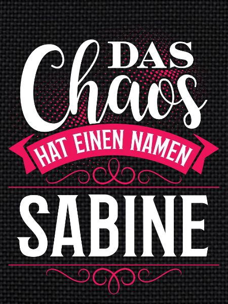 SABINE - chaos