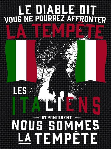 Tempête Italiens