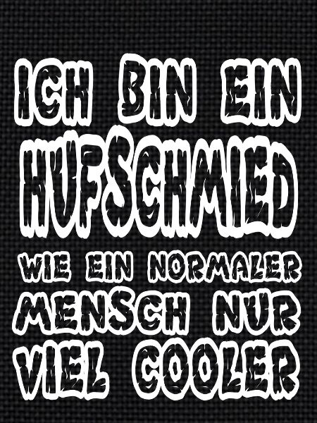 Cooler Hufschmied