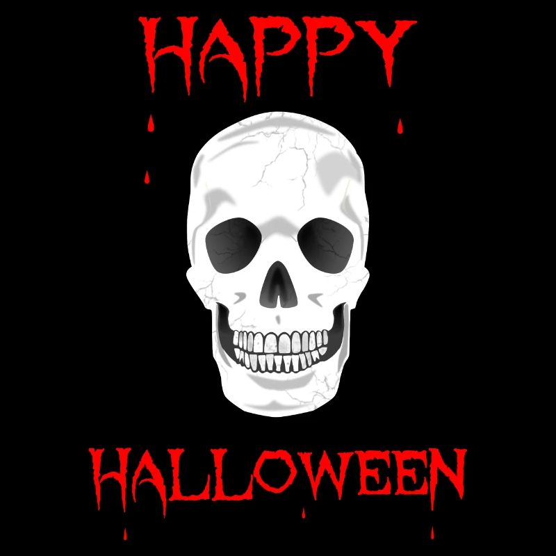 Halloween - Joyeux Halloween - crâne