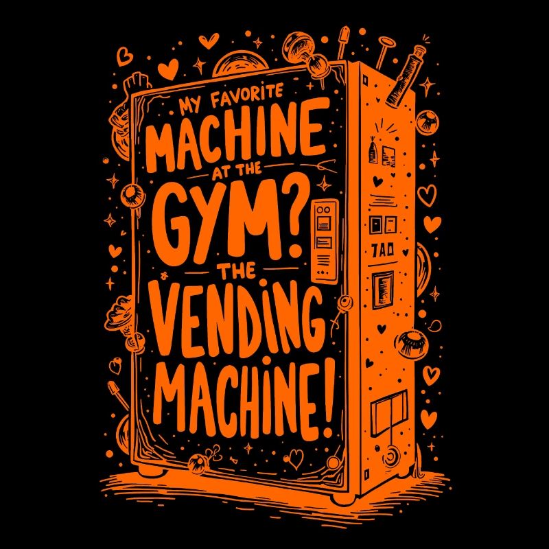 MY FAVORITE MACHINE AT THE GYM THE VENDING MACHINE