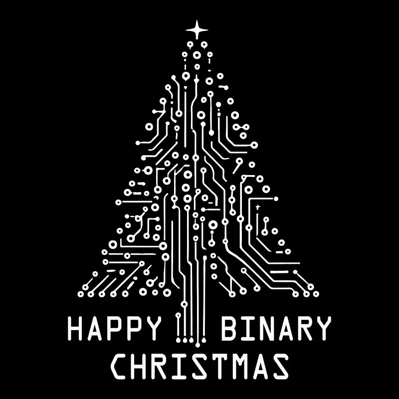 Tech inspirierter Weihnachtsbaum für Geeks